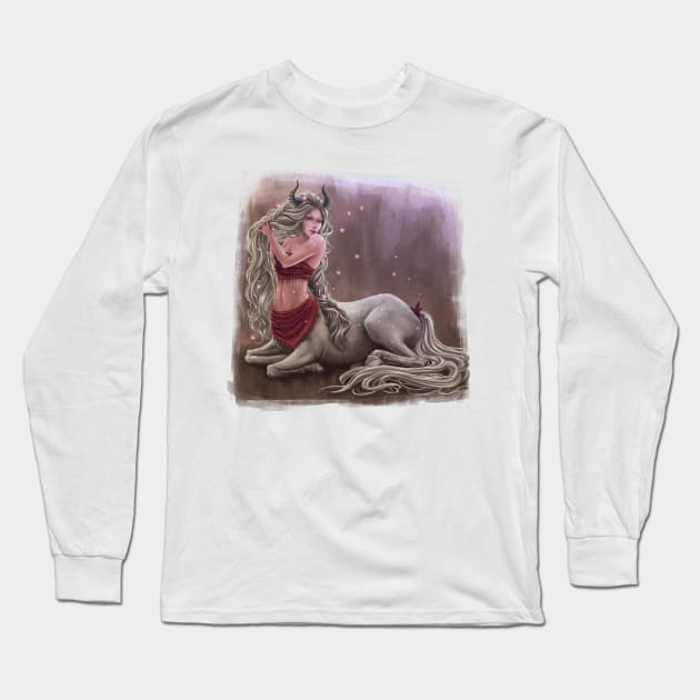 Centaur Long Sleeve T-Shirt by mialaia